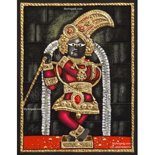 Shri radha raman tanjore painting