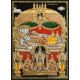 Ranganathar with Sri Devi and Bhu Devi Tanjore Painting Ranganathar with Sri Devi and Bhu Devi Tanjore Painting