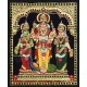 Murugar valli deivanai Tanjore Painting Murugar valli deivanai Tanjore Painting