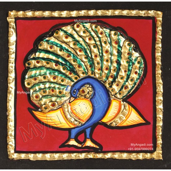 Peacock Tanjore Paintings Peacock Tanjore Paintings