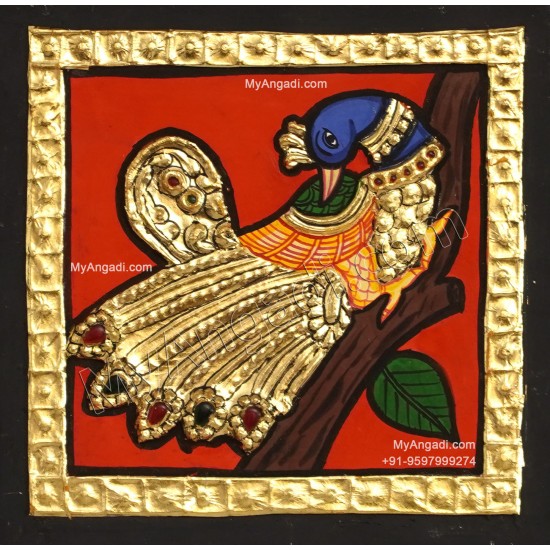 Peacock Tanjore Paintings