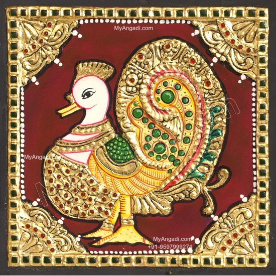 Swan Tanjore Painting