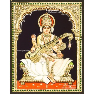 Saraswathi Tanjore Paintings Saraswathi Tanjore Paintings