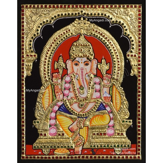 Ganesha  Tanjore Paintings