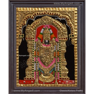 Venkateshwara  Tanjore Painting