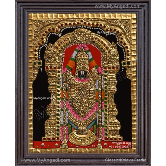 Venkateshwara Tanjore Painting Venkateshwara Tanjore Painting