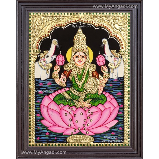 Gaja Lakshmi Tanjore Paintings Gaja Lakshmi Tanjore Paintings