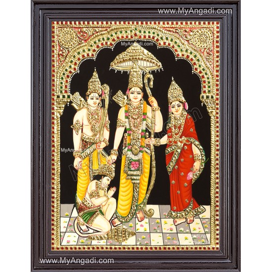 Ram Durbar Tanjore Painting Ram Durbar Tanjore Painting