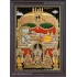 Ranganathar with Sri Devi and Bhu Devi Tanjore Painting