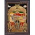 Ranganathar with Sri Devi and Bhu Devi Tanjore Painting
