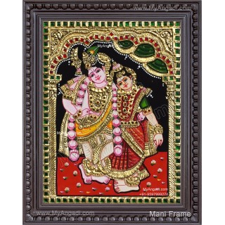 Kannan Rukmani Tanjore Painting