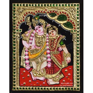 Kannan Rukmani Tanjore Painting