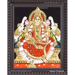 Gajalakshmi  Tanjore Painting