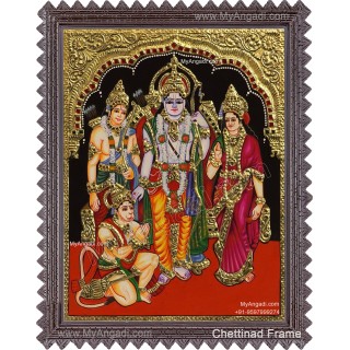 Ram Darbar Tanjore Painting