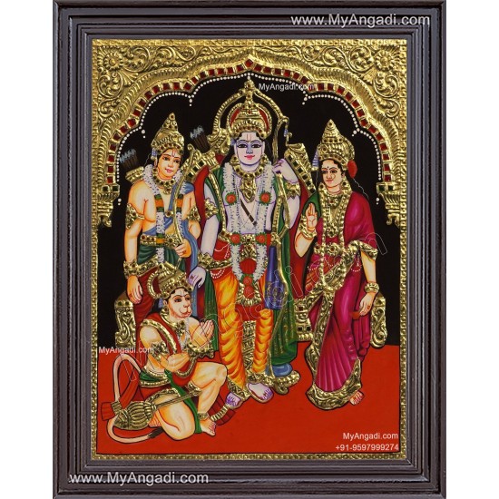 Ram Darbar Tanjore Painting Ram Darbar Tanjore Painting