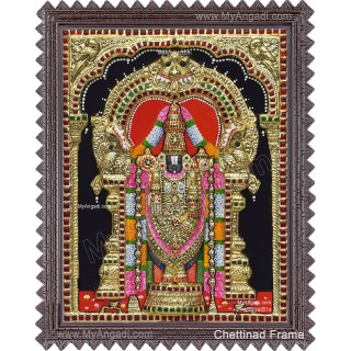 Balaji 3d Tanjore Painting