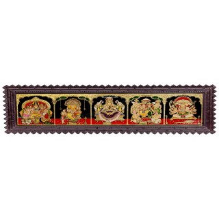 5 Panel  Tanjore Painting