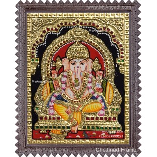 Ganesha Tanjore Painting