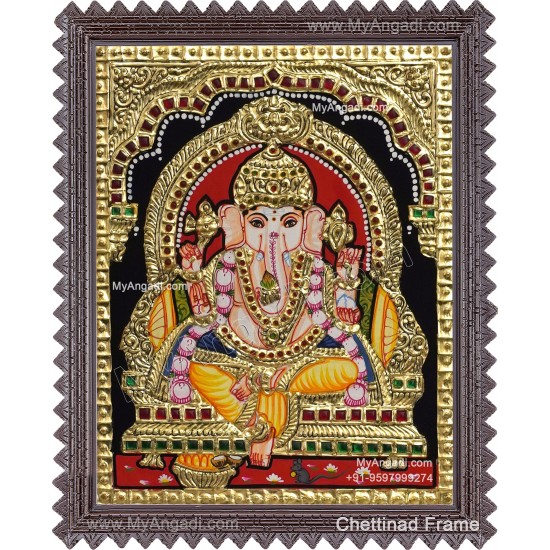 Ganesha Tanjore Painting