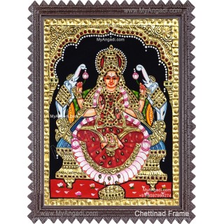 Gajalakshmi  Tanjore Painting