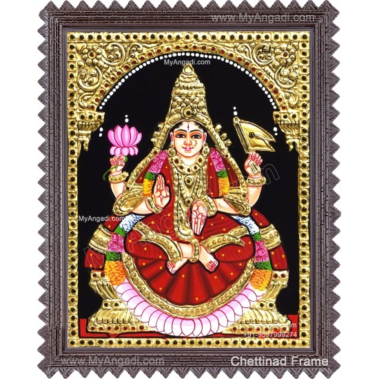 Adhi Lakshmi Tanjore Painting