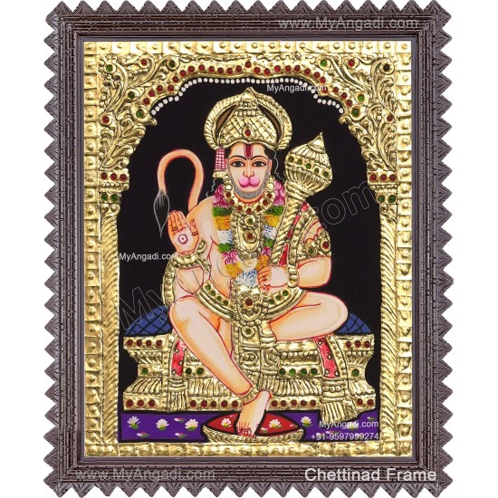 Hanuman Tanjore Painting