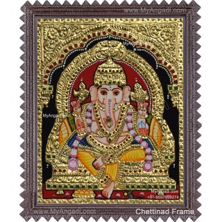 Ganesha  Tanjore Painting
