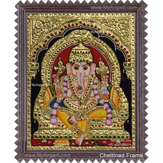 Ganesha  Tanjore Painting