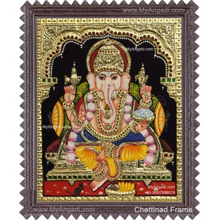 Ganesha Tanjore Painting