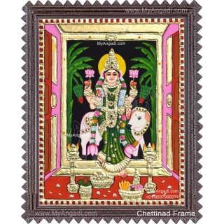 Graha Lakshmi Tanjore Painting