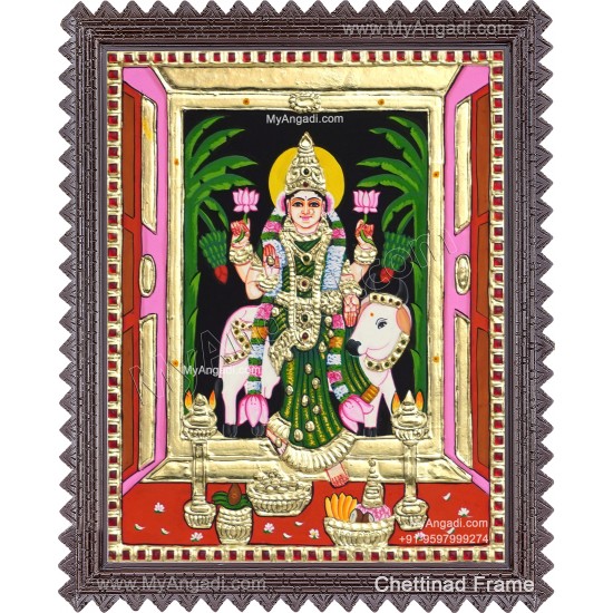 Graha Lakshmi Tanjore Painting