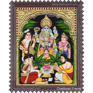 Sathya Narayana Tanjore Painting