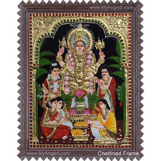 Sathya Narayana Tanjore Painting