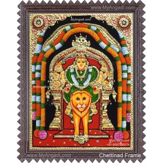 Bana Sankari Amman Tanjore Painting