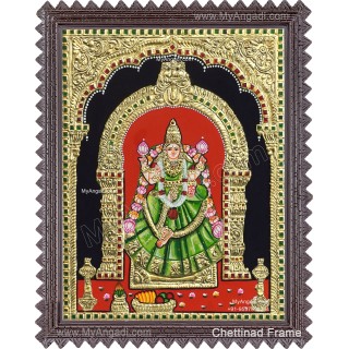 Veeramathi Amman Tanjore Painting