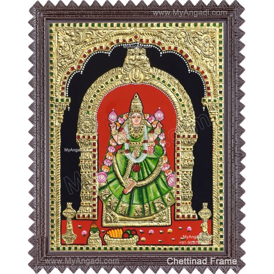 Veeramathi Amman Tanjore Painting