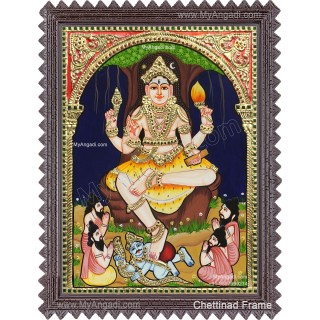 Dakshinamurthi Tanjore Painting