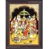 Ramar Pattabhisekam 3d Tanjore Painting