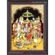 Ramar Pattabhisekam 3d Tanjore Painting Ramar Pattabhisekam 3d Tanjore Painting