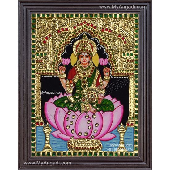 Dhana Lakshmi Tanjore Painting