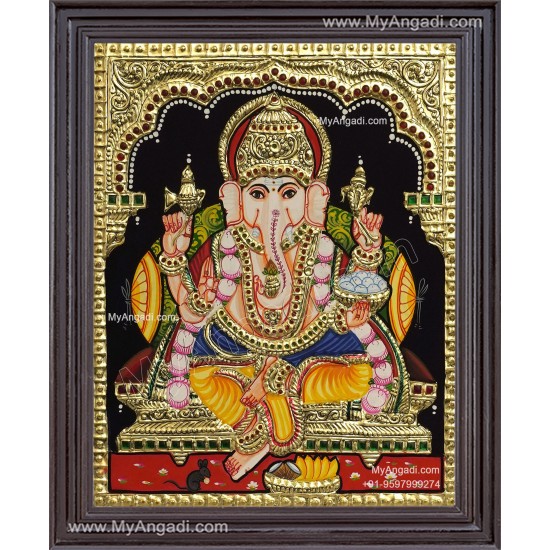 Ganesha Tanjore Painting Ganesha Tanjore Painting