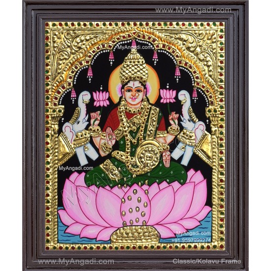 Gajalakshmi Tanjore Painting Gajalakshmi Tanjore Painting