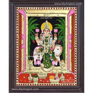 Graha Lakshmi Tanjore Painting