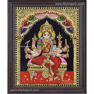 Varahi Amman Tanjore Painting