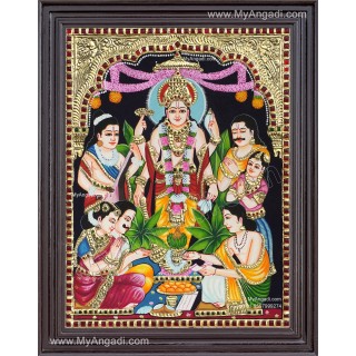 Sathya Narayana Tanjore Painting