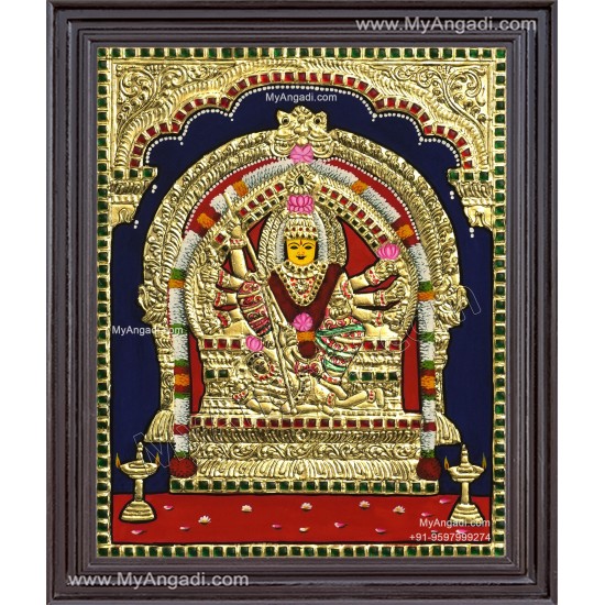 Ponazhagu Nachiamman Tanjore Painting Ponazhagu Nachiamman Tanjore Painting