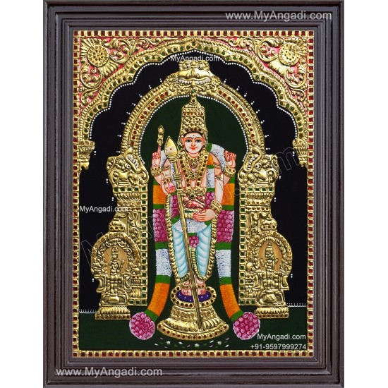 Thiruchendhur Murugan Tanjore Painting Thiruchendhur Murugan Tanjore Painting