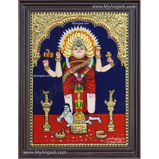 Masani Amman Tanjore Painting