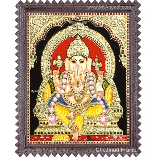 Ganesha Tanjore Painting