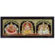 3 Panel  Lakshmi Ganesha Saraswathi Tanjore Painting